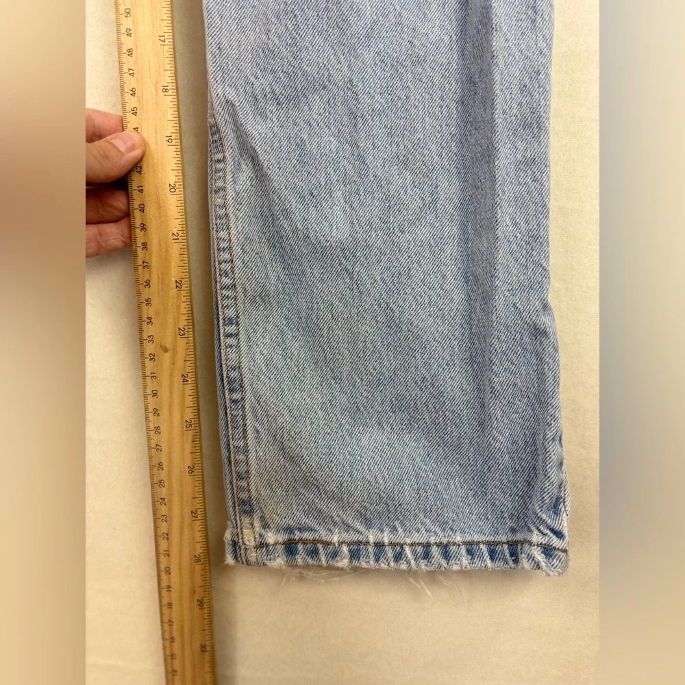 VINTAGE LEVI'S 540 Brown Tag Blue Jean‎ Denim Distressed Relaxed Straight Y2K 38